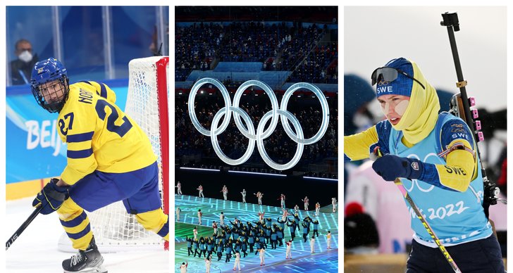 OS i Peking 2022, medaljer, Sverige